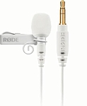 (EU) Петличный микрофон Rode Lavalier GO, белый, всенаправленный, TRS 3.5 мм