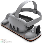 Зарядная станция DOBE для Qculus Quest 3 (TY-3827) (с крышкой аккумулятора TY-3823)