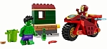 (EU) Конструктор LEGO Marvel Железный человек на мотоцикле и Халк (76287)