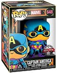 (EU) Фигурка Funko POP! Marvel: Captain America Black Light (648).