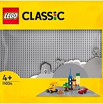 (EU) Конструктор LEGO Classic базовая пластина, Серый (11024)