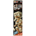 Настольная игра. Башня. 80*80*300 мм. 54 бруска. Умные игры в кор.9шт 4650250545453