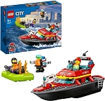 (EU) Конструктор LEGO City Пожарная лодка (60373)