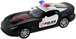 Машина Kinsmart 1:40 SRT Viper Police в асс. инерция (1/12шт.) б/к, KT5363DP