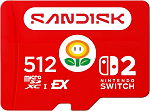 Карта памяти SanDisk MicroSD Express Card для Nintendo Switch 2 512 GB