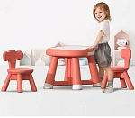 (EU) Детский набор стол и стулья QPLAY Kohala Baby, Оранжевое