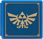 Кейс HORI на 12 игровых карт + 12 microSD Zelda (Синий) для Nintendo Switch