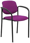 (EU) Офисное кресло Nowy Styl 27NSPAZMCB с подлокотниками, Фиолетовое