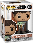 Фигурка Funko POP! Bobble: Star Wars Mandalorian: Mandalorian with Grogu (54525)