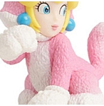 (CN) Фигурка коллекционная для игровой консоли Пич-кошка (Super Mario Collection)