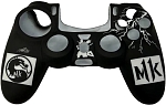 Силиконовый чехол для геймпада Sony DualSense Mortal Kombat + 2 накладки на стики