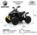 Детский электроквадроцикл RiverToys BRP Can-Am Renegade (Y333YY) белый