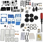 Радиоуправляемая модель WPL японский внедорожник Toyota FJ40 4WD (1к16) KIT голубая (C-34KM-B)