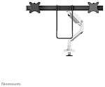 (EU) Аксессуар для монитора Neomounts DS75S-950WH2 NEXT One Настольное Full Motion крепление для 2 мониторов (газлифт, 17-32", 8 кг/экран, VESA 75/100) , Белый