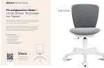 (EU) Детское кресло Sitness HOME SCOOL, 241552427, Серое