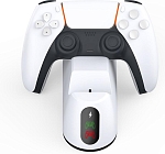 Зарядная станция DOBE для 2-х геймпадов Sony Dualsense (белая) (TP5-0516B)