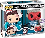 (EU) Фигурка Funko POP! Animation: Tanjiro Kamado & Sakonji Urokodaki 2-Pack (70861)