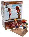 Фигурка BANPRESTO One Piece – Луффи и Эйс (WCF Log Stories), 8 см