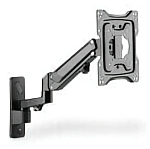 (EU) Кронштейн для монитора Digitus DA-90428 Универсальный настенный Full Motion кронштейн с газлифтом (VESA 75/100/200/224, до 43", до 23 кг), Чёрный