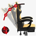 (EU) Игровое кресло Huzaro HZ-FORCE 3.7 YELLOW, 276393534, Жёлтое