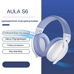 Наушники с микрофоном AULA S6, Синие