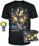 (EU) Футболка и фигурка Funko POP! Marvel Tess: Rescue Blacklight (480)
