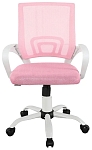 (EU) Офисное кресло FURNITURE STYLE Martina White, Розовое