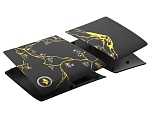 Боковые сменные панели для PS5 Pro Ghost of Yotei Black Gold