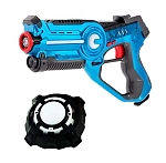 Игровой набор лазертаг пистолет и мишень на батарейках (синий), Wineya W7001U-Blue