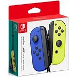 Два контроллера Joy-Con (синий / неоновый жёлтый)