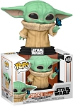 Фигурка Funko POP! Bobble: Star Wars: Mandalorian: Grogu with Butterfly Эксклюзив (54529)