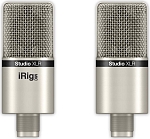 (EU) Студийный конденсаторный микрофон IK Multimedia iRig Mic Studio XLR, кардиоидный, XLR, большая диафрагма