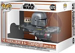 (EU) Фигурка Funko POP! Star Wars The Mandalorian: The Mandalorian in N-1 Starfighter (with R5-D4) (670)