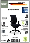 (EU) Офисное кресло Sitness AIRWORK G, 241552358, Чёрное
