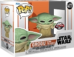 Фигурка Funko POP! Bobble: Star Wars: ATG Mandalorian Grogu Using The Force Эксклюзив (55625)