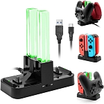 Зарядная док-станция DOBE для 4-х контроллеров Joy-Con Nintendo Switch (TNS-1756)