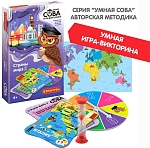 (EU) Настольная игра Bondibon Игра-викторина Умная Сова «Страны мира 2»
