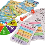 (EU) Настольная игра Bondibon Игра-викторина Умная Сова «Страны мира»
