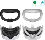 Силиконовая накладка DOBE для Qculus Quest 3S (синяя) (TY-3871)