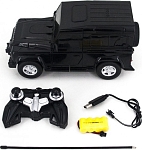 Радиоуправляемый робот MZ трансформер Land Rover Defender чёрный (2805P-B)