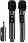 Беспроводной динамический микрофон Microphone DLM3491SP Б/С, 2 шт