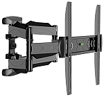 (EU) Кронштейн Gembird WM-58ST-01 Premium Full Motion TV Wall Mount (32-58", 36.4 кг, VESA 400x400 мм) , Чёрный