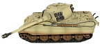 Радиоуправляемый танк Torro King Tiger 1/16, откат ствола (для ИК боя) V3.0 2.4G RTR, TR11410-CA-3.0