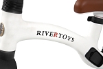 Детский беговел RiverToys (HB-001) (белый)