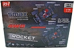Радиоуправляемый монстр Remo Hobby SMAX Brushless (синий) 4WD 2.4G 1/16 RTR (E591-003)
