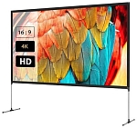 (EU) Проекционная поверхность BlitzWolf BW-VS6 120" (портативный, 16:9, матовый, 265x149 см, 4K, 160°), Чёрный, Белый