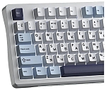 Клавиатура AULA S98 3in1 Reaper свитчи РУС, Бело-голубо-пурпурная