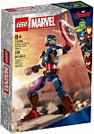 (EU) Игрушка-конструктор LEGO Marvel Фигура Капитана Америки (76258)